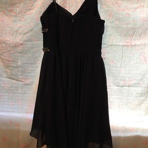 Navy Blue Short Prom Dress